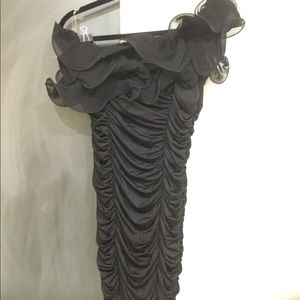 Lil black one shoulder dress